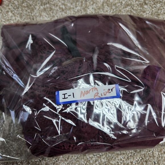 North River Womens Small Loose Tank Top Mauve Flowing Top - Picture 7 of 7